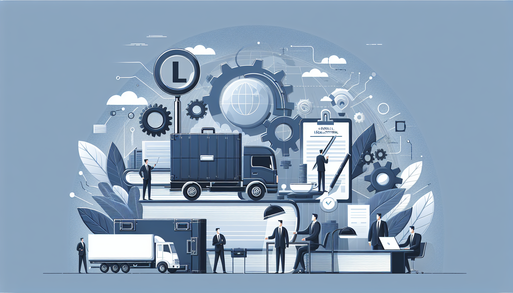 Illustration de l'article de blog EI, EURL, SASU : quel statut juridique choisir pour créer son entreprise de transport léger ?