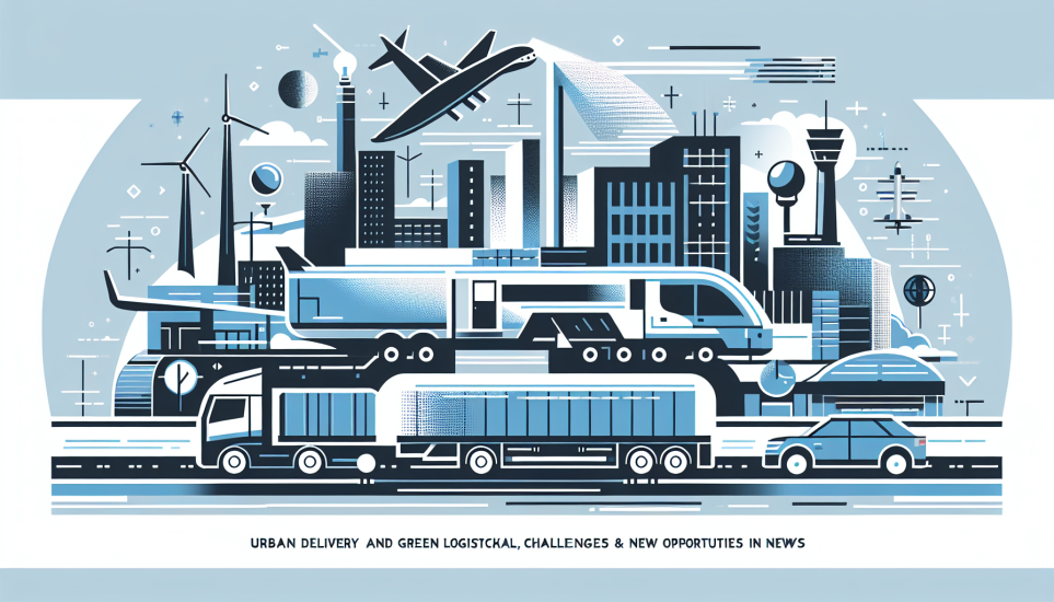 Illustration de l'article de blog Livraison urbaine et green logistics : enjeux et nouvelles opportunités dans le transport léger