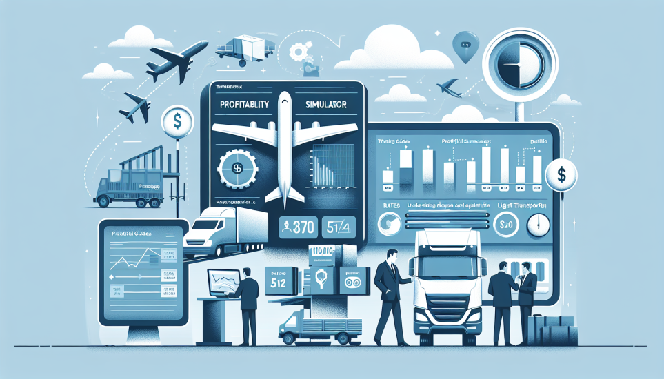 Illustration de l'article de blog Simulateur de rentabilité : comprendre charges, tarifs et seuil pour optimiser son activité transport léger