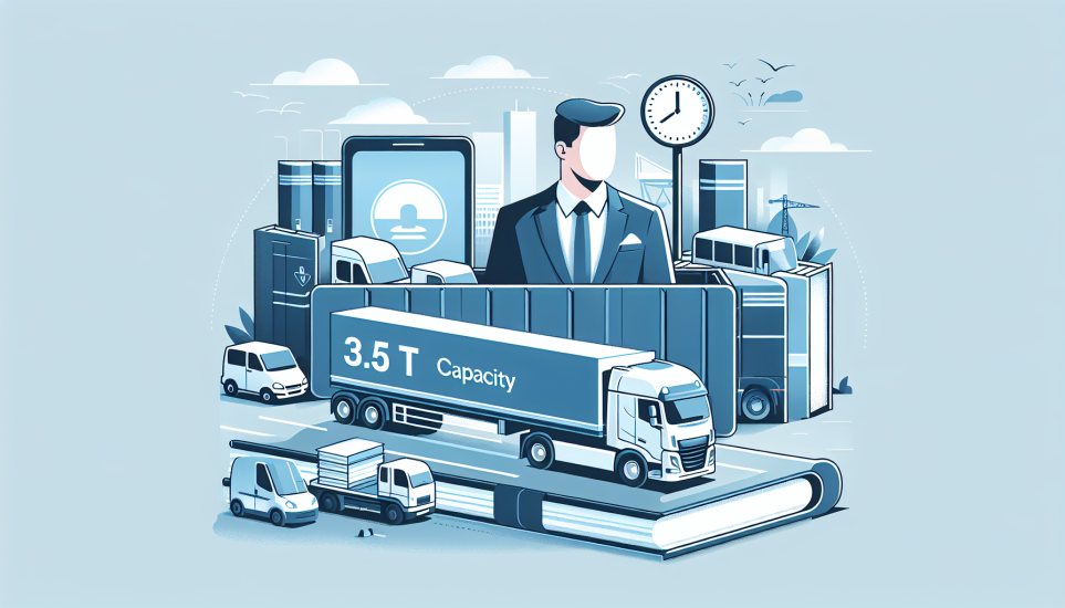 Illustration de l'article de blog Capacité 3,5 t : réglementations et obligations pour le transport léger en France